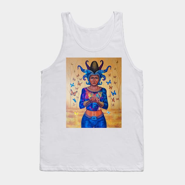 Diosa del maíz Tank Top by Criss Agred Design